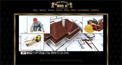 Desktop Screenshot of bigaconstructiongroup.com